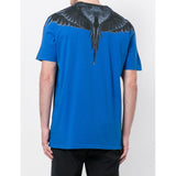 MARCELO BURLON Double Wings T-Shirt, Black/ Blue-OZNICO
