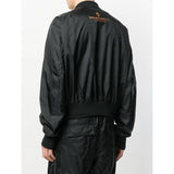 MARCELO BURLON Fire Cross Bomber Jacket, Black-OZNICO