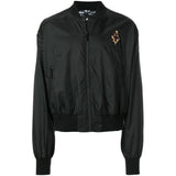 MARCELO BURLON Fire Cross Bomber Jacket, Black-OZNICO