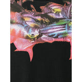 MARCELO BURLON Fish T-Shirt, Black-OZNICO