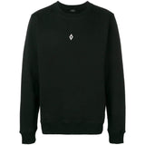 MARCELO BURLON Heart Wings Crewneck, Black-OZNICO