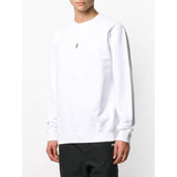 MARCELO BURLON Heart Wings Crewneck, White-OZNICO