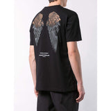 MARCELO BURLON Heart Wings T-Shirt, Black-OZNICO