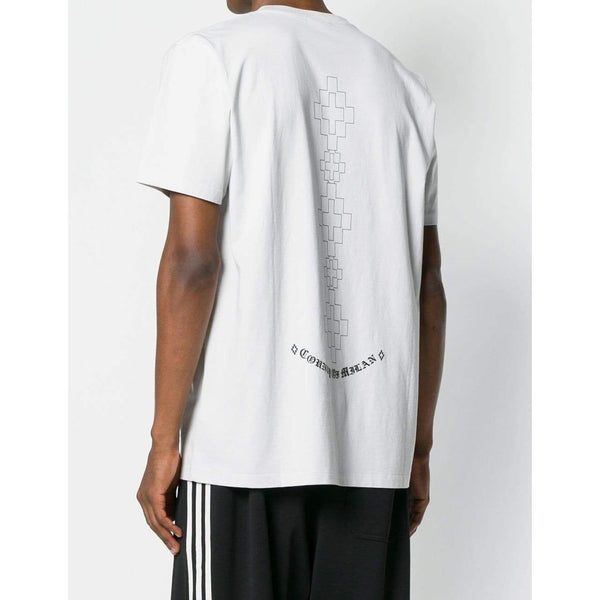 MARCELO BURLON Multi Logo T-Shirt, Light Grey-OZNICO