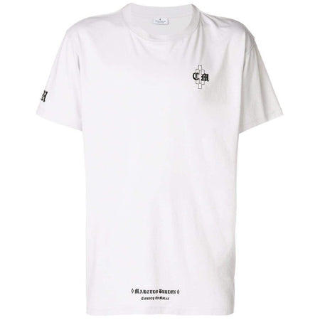 MARCELO BURLON X KAPPA Multicolor Logo T-Shirt, Black