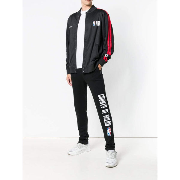 MARCELO BURLON NBA Sweatpants, Black-OZNICO