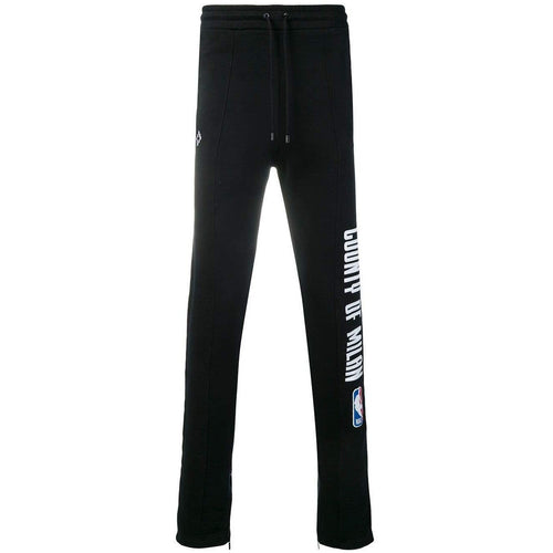 MARCELO BURLON NBA Sweatpants, Black-OZNICO