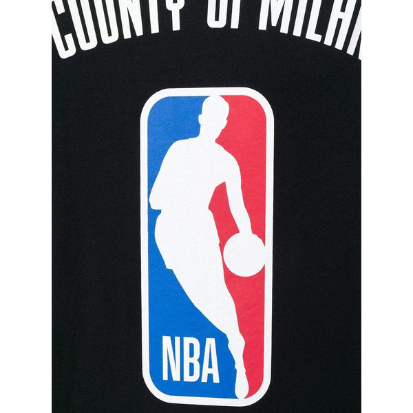 MARCELO BURLON NBA T-Shirt, Black-OZNICO