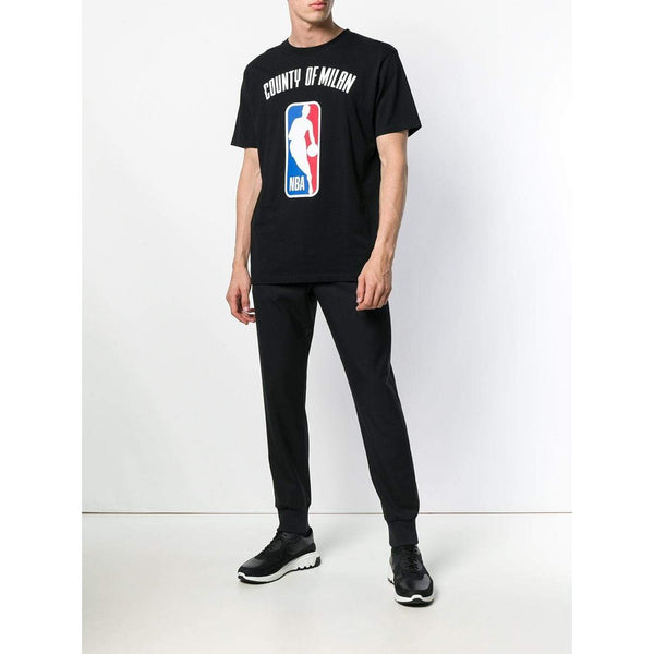 MARCELO BURLON NBA T-Shirt, Black-OZNICO