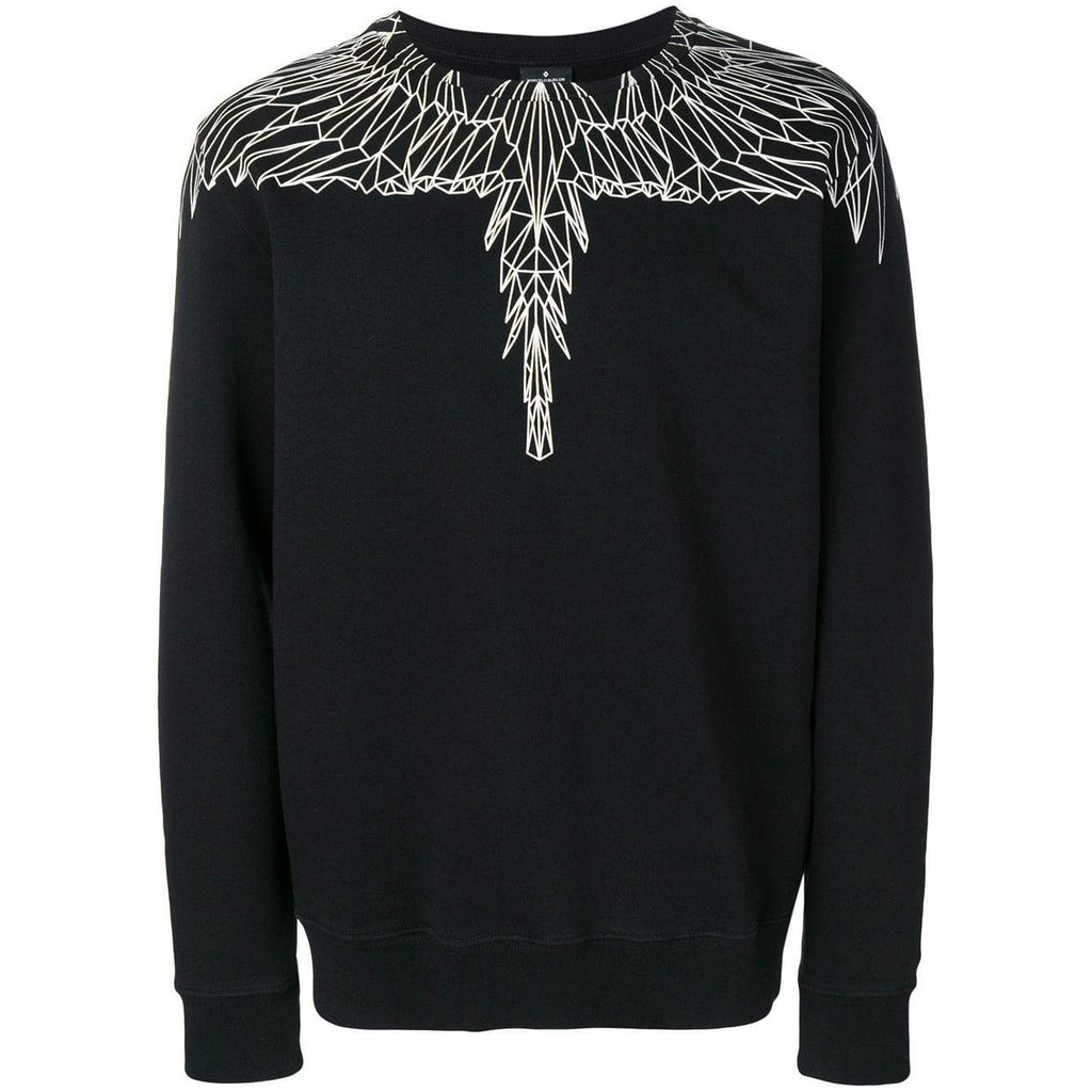 Shop Marcelo Burlon SoFolk Wings Sweatshirt