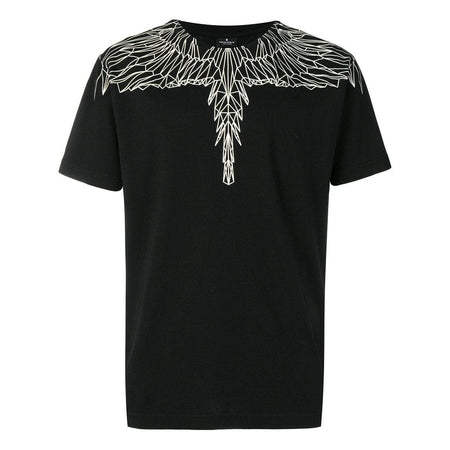 MARCELO Wings Printed T-Shirt, Black/ Light Blue – OZNICO