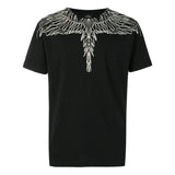 MARCELO BURLON Neon Wings T-Shirt, Black-OZNICO