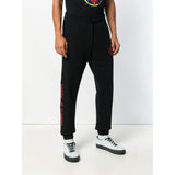 MARCELO BURLON Never Sleep Sweatpants, Black-OZNICO