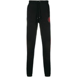 MARCELO BURLON Never Sleep Sweatpants, Black-OZNICO