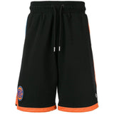 MARCELO BURLON NY Knicks Tape Shorts, Black/ Multi-OZNICO