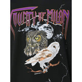 MARCELO BURLON Owl Print T-Shirt, Black-OZNICO