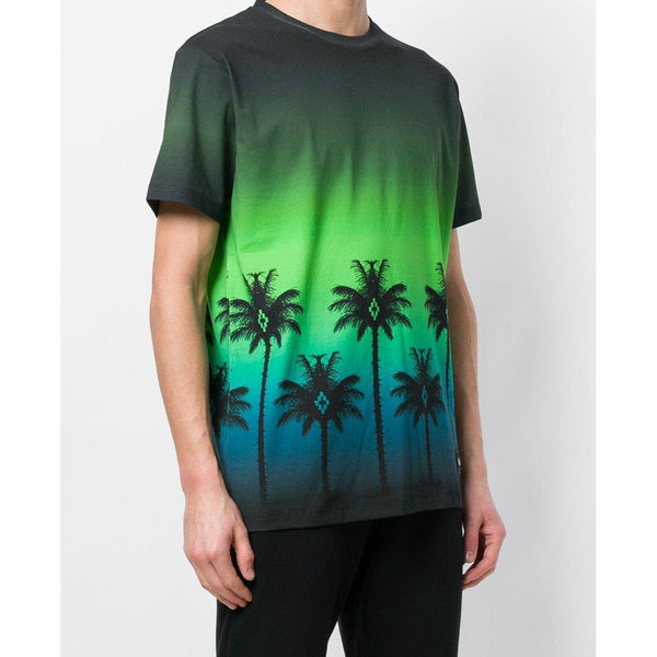 MARCELO BURLON Palms T-Shirt, Green/ Multi-OZNICO