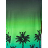 MARCELO BURLON Palms T-Shirt, Green/ Multi-OZNICO