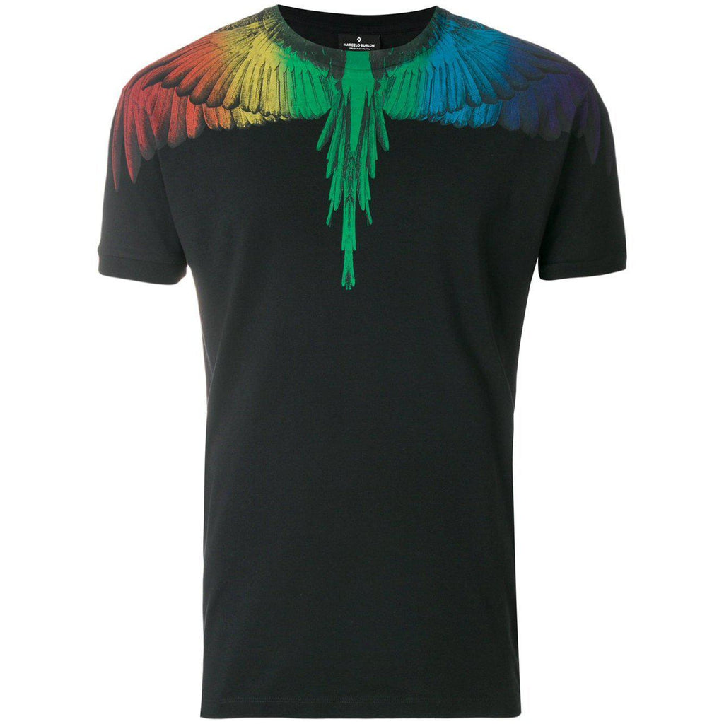 MARCELO BURLON Rainbow Wings T-Shirt, – OZNICO