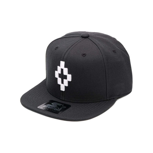 MARCELO BURLON Starter Cruz Cap. Black/ White-OZNICO