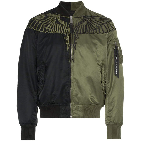 MARCELO BURLON X KAPPA Zip Track Jacket, Black