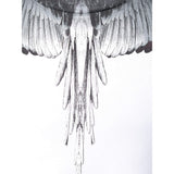 MARCELO BURLON Wings Print T-Shirt, White/ Red-OZNICO