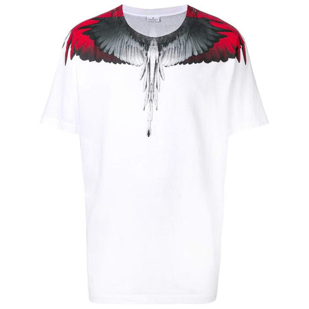 MARCELO BURLON Color Wings Crewneck, White/ Multi