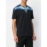 MARCELO BURLON Wings T-Shirt, Blue-OZNICO