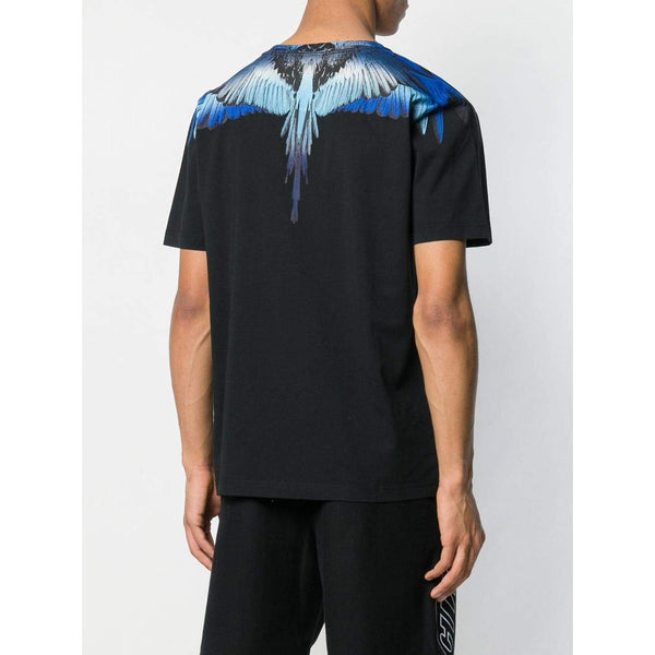 MARCELO BURLON Wings T-Shirt, Blue-OZNICO