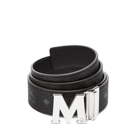 BALLY Logo Print Belt, White