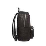 MCM Dieter Teardrop Backpack in Monogram Nylon, Black-OZNICO
