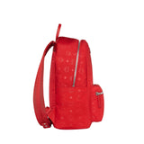 MCM Dieter Teardrop Backpack in Monogram Nylon, Viva Red-OZNICO