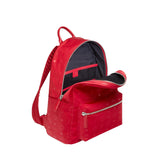 MCM Dieter Teardrop Backpack in Monogram Nylon, Viva Red-OZNICO
