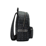 MCM Stark Side Stud Backpack, Black-OZNICO