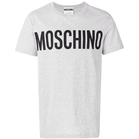 MOSCHINO Logo Plaque T-Shirt, Black