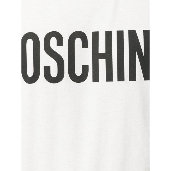 MOSCHINO Classic Logo T-Shirt, White-OZNICO