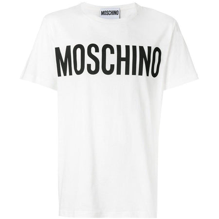 MOSCHINO Logo Plaque T-Shirt, Black