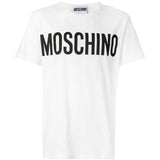 MOSCHINO Classic Logo T-Shirt, White-OZNICO