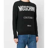 MOSCHINO Couture Milano Sweater, Black-OZNICO