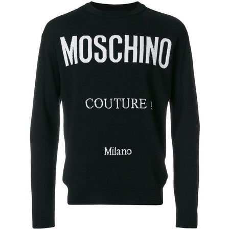 MOSCHINO Graphic Print Logo T-Shirt, Black