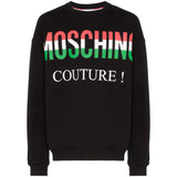 MOSCHINO Couture Sweatshirt, Black-OZNICO