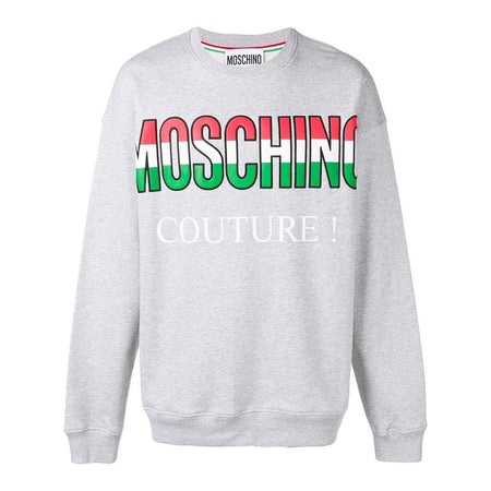 MOSCHINO Logo Hooded Sweatshirt, Black