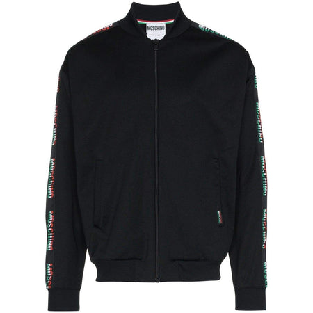 BALMAIN PUFFER GILET JACKET WITH MONOGRAM DETAIL, BLACK