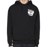 MOSCHINO Logo Hooded Sweatshirt, Black-OZNICO