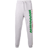 MOSCHINO Logo Print Sweatpants, Grey-OZNICO