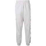 MOSCHINO Logo Stripe Sweatpants, Grey-OZNICO