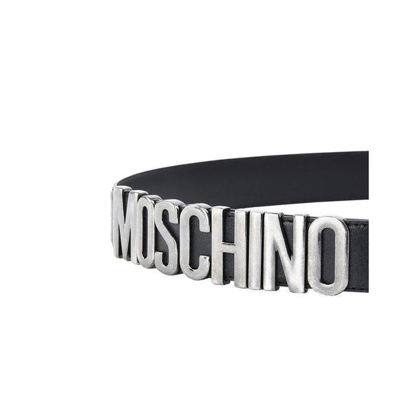 MOSCHINO Men's Belt, Black-OZNICO
