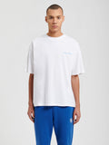 OPENING CEREMONY WORD TORCH REGULAR T-SHIRT, WHITE SKY BLUE