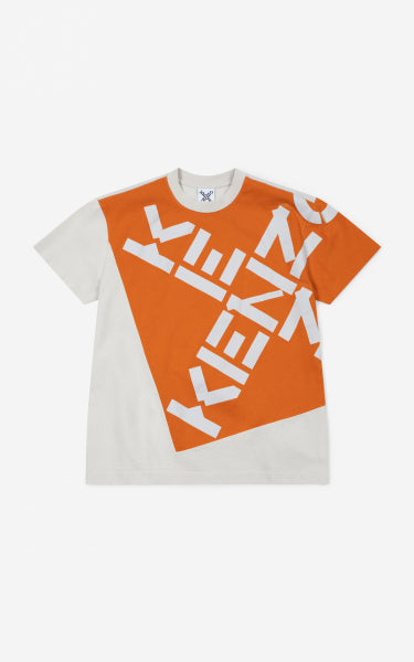 KENZO Sport 'Big X' T-Shirt, Deep Orange