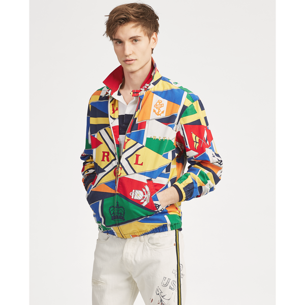 Ralph lauren bayport graphic windbreaker sales